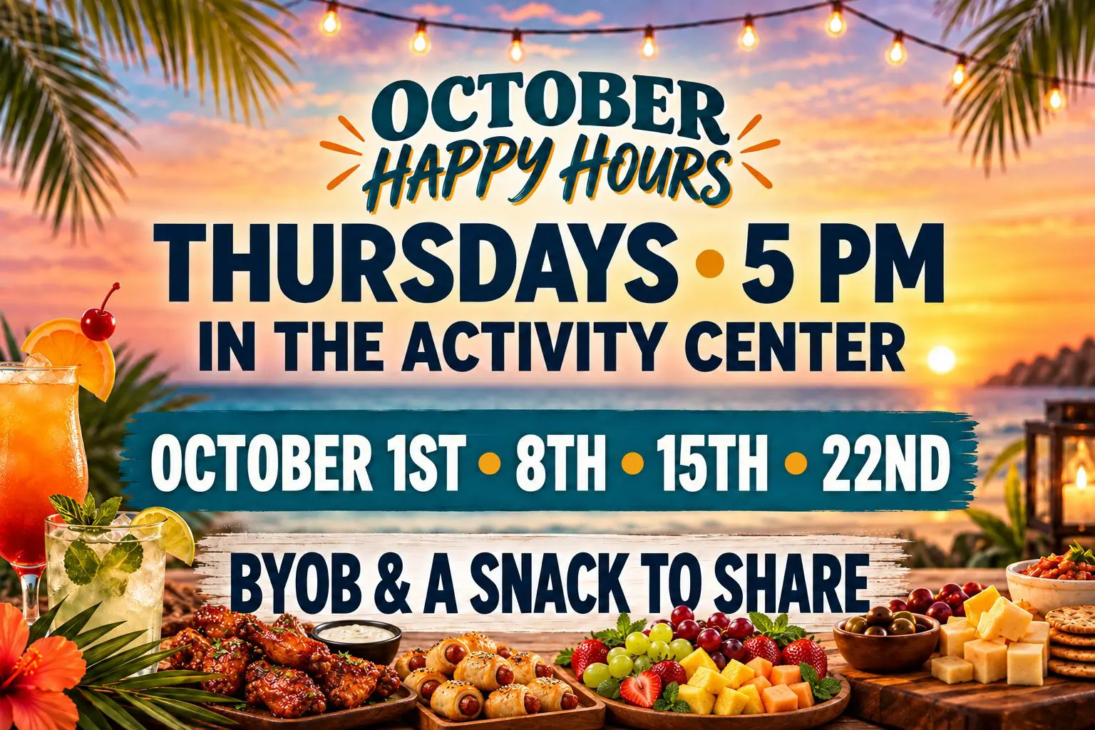 oct happy hour flyer